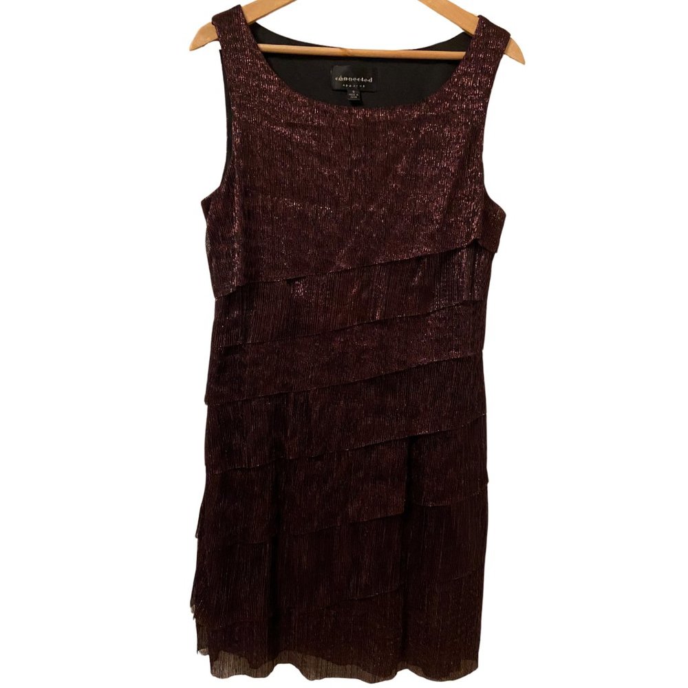 Flapper-Style Evening Dress - Size 12